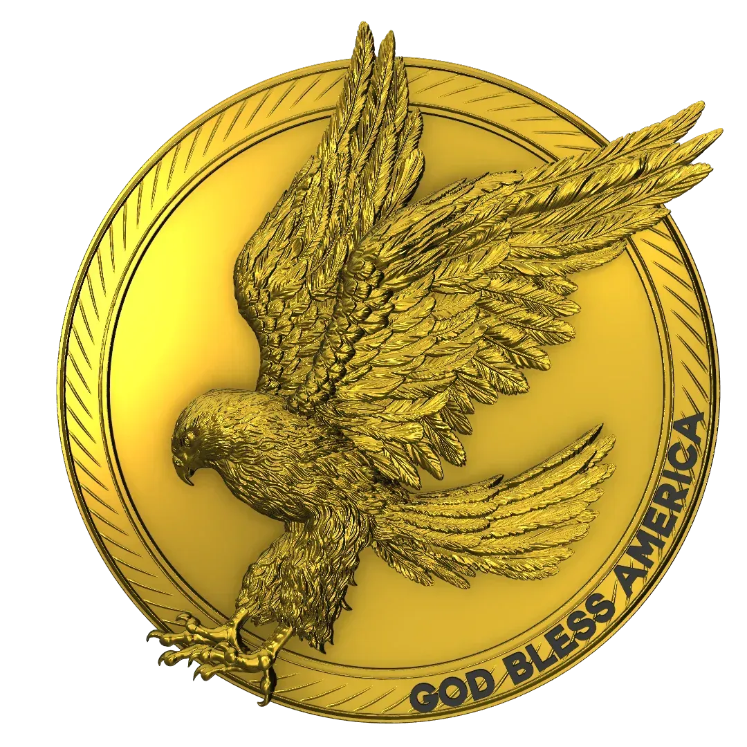 The Patriot Eagle badge